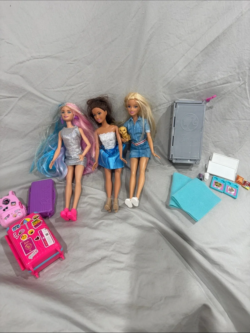 Barbie Pink & Teal Jetliner Playset & Accessories